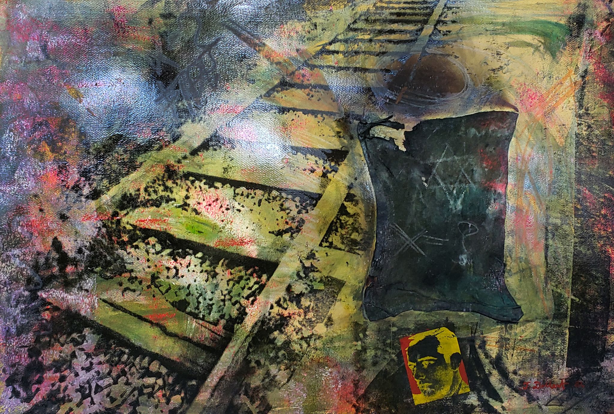 Raul WAllenberg in memory Hand printed silk screen 70 x 100 cm 